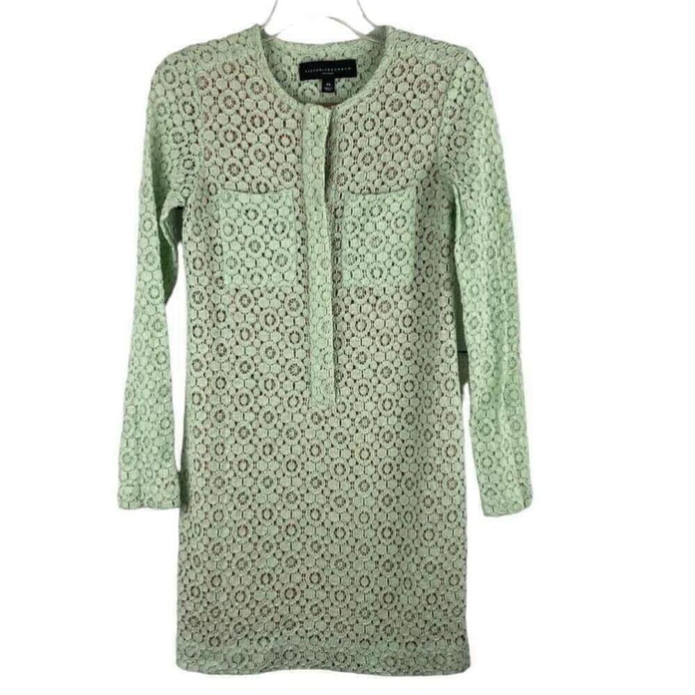 VICTORIA Beckham for Target Mint Green Lace Dress Size XS